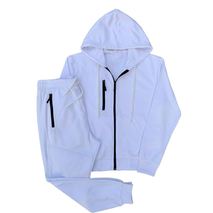 Survêtement pour homme sur mesure, design de qualité pour le jogging d'hiver, survêtement en molleton décontracté avec fermeture éclair, prix de gros - Product Image 4