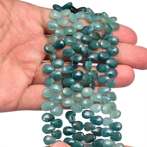 Cuentas lisas de granidierita AAA de 7x10 mm, forma de pera, granidierita natural, piedra semipreciosa, cuentas sueltas para la fabricación de joyas. - Product Image 4
