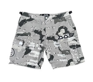 Shorts de mezclilla camuflados personalizados de la mejor calidad para hombre en tres colores con bolsillos laterales - Product Image 3