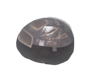THB 2026 100% Human Hair Wig <b>Toupee</b> for Men Indian Remy Virgin Hair Yaki Loose Wave Body Wave Patch Prothese Capilar Taz Hair - Product Image 1