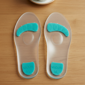 Silicone Gel Arch <b>Support</b> Insoles <b>Heel</b> Cushion Pads | Orthotic Shock Absorbing Foot Care Inserts for Daily Comfort Home Walking - Product Image 1