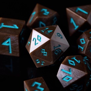 Dés à jouer en os pour jeux de stratégie, polyédriques, coupés avec précision, pour jeux de table professionnels, équipement de jeu en gros, artisanat naturel - Product Image 1