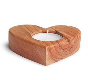 Porte-bougie en bois fait main, centre de table rustique décoratif pour la maison, le salon, la chambre, la table à manger, les mariages et les fêtes - Product Image 3