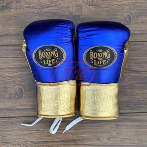 Gants de boxe MMA NBNL personnalisables pour l'entraînement et le sparring, fermeture auto-agrippante, cuir de vachette, évacuation de l'humidité, vente en gros OEM/ODM - Product Image 3