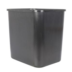 Paquete de 4 Contenedores de Basura Negros de Plástico de 3 Galones con Tapa Abierta para Baño - Product Image 2