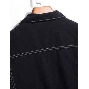 แจ็คเก็ตยีนส์ผู้ชายคุณภาพสูงสำหรับฤดูหนาว ผลิตตามสั่ง ขายส่ง ผ้าฝ้าย 100% กันน้ำ กันลม ดีไซน์แฟชั่น พร้อมโลโก้ - Product Image 2