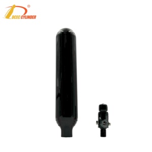 Tanque de Aire Comprimido de Aluminio con Fondo Redondo de 0.35L 0.5L 3000psi HPA para Paintball Pcp con Regulador - Product Image 2