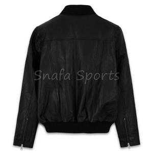 Chaqueta de cuero para mujer, diseño único y popular, chaqueta sólida para mujeres y niñas, diseño OEM con logotipo. - Product Image 2