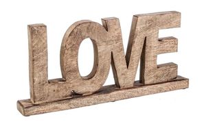 Wholesale Price Familia Family Figurine Wooden Letters Tabletop Decor with Silver Accent Modern Home <b>Ornament</b> Shelf Decoration - Product Image 2