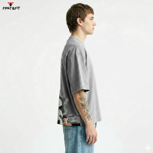 Camisetas de Hombre de Moda con Cuello Redondo y Manga Corta, Personalizables con Logotipo, Estampadas, de Algodón 100% de Alta Calidad, Corte Holgado - Product Image 6