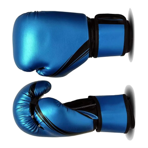 Guantes de Boxeo Personalizados de Cuero Vacuno Cómodo con Cierre Rápido, Secado Rápido, Impresión en Relieve, Marca Personalizada para Adultos, Gimnasio - Product Image 3