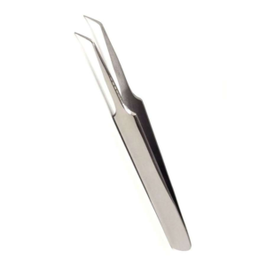 Deluxe L Shape Russian Volume Eyelash Tweezers Stainless Steel Fiber Tip Fan Making Lash Extension <b>Precision</b> <b>Tool</b> - Product Image 1