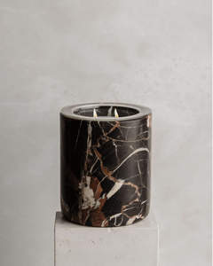 Support en marbre noir élégant, support en marbre naturel pour la décoration de la maison, du bureau, de la salle de bain, des accessoires de cuisine - Product Image 3