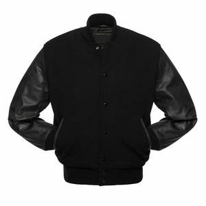Veste d'hiver chaude pour homme fabriquée au Pakistan, en laine, style varsity, parka matelassée, patchwork, imperméable, écologique - Product Image 4