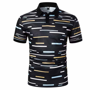 Polo homme pas cher, design été, couleur unie, confortable, manches courtes, style décontracté, tendance, à la mode. - Product Image 6