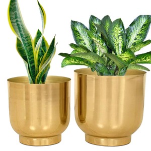 Macetas de Metal Hechas a Mano de la Mejor Calidad, Fabricadas en India, Venta al por Mayor para Decoración del Hogar y Jardín, Macetas Decorativas para Flores - Product Image 4