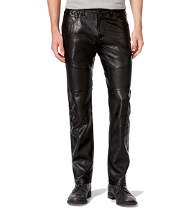 Pantalones de Cuero para Hombre al Mejor Precio, Cintura Media, Ecológicos, Transpirables, para Invierno, al Mejor Precio, Venta al Por Mayor, Personalización OEM - Product Image 3