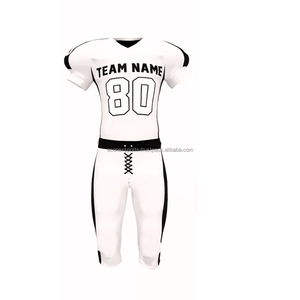 เครื่องแบบอเมริกันฟุตบอลมาใหม่ออกแบบได้ตามต้องการป้องกันรังสียูวีแบบสั้นจากวัสดุอื่น - Product Image 2