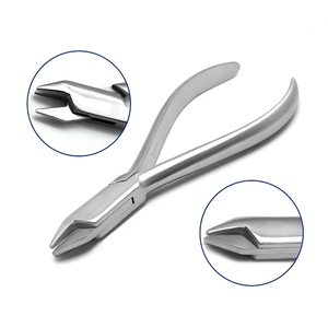 Attaches dentaires orthodontiques pince à cintrer les fils dentaire Aderer pince à trois mâchoires allemand en acier inoxydable manuel certifié CE hautement - Product Image 1