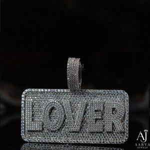 Indian Manufactured Moissanite <b>Pendant</b> <b>Solid</b> 925 Sterling Silver Elegant Jewelry for Wedding Party Available At Best Price - Product Image 1