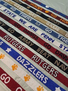 Customized Latest Design Beaded Purse Strap <b>Sequin</b> Bag Strap Elegant Straight Line Colorful Belts - Product Image 4