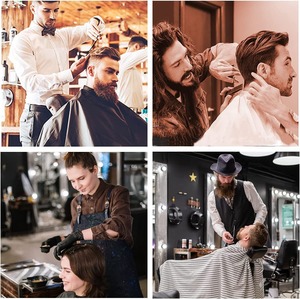 Ciseaux à effiler les cheveux en acier inoxydable, pour droitiers, légers, outil professionnel pour barbier et salon - Product Image 5