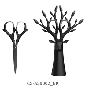 Ciseaux en verre faits à la main en forme de cerf noir, directement de l'usine de Taïwan, cadeau original pour le Nouvel An chinois et les occasions spéciales de Noël - Product Image 1