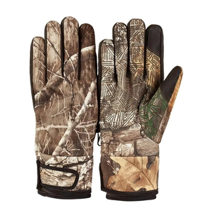 GRACE <b>SIGN</b> GS-HW Camouflage Hunting Gloves Soft <b>Shell</b> Full Sleeve Waterproof Breathable Windproof Insulated Spandex Unisex - Product Image 4