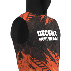 Boxing Sleeveless Hoodie Lightweight and Durable Hooded Sweatshirt Designed for Boxing Enthusiasts Gym <b>Athletes</b> - Product Image 5