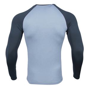 Vente en gros Chemise de compression pour homme Chemise de compression à séchage rapide pour homme 100% polyester personnalisée Bjj Rash Guard - Product Image 6
