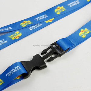 Cordones de sublimación personalizados con logo, coloridos, estampados, de alta resistencia, con broche para llaves, soporte para tarjetas de identificación y correa para el cuello. - Product Image 2