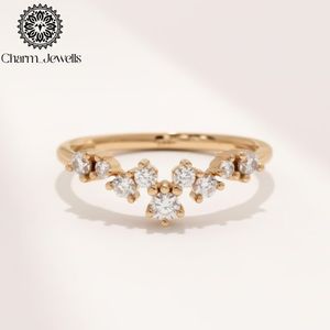 Bague de fiançailles Charm Jewells en moissanite taille coussin motif fleur, en argent 925, sertie à griffes, style classique pour femme, certifiée IGI, or 3g - Product Image 2