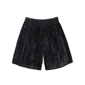 Shorts en velours de qualité supérieure pour hommes, couleur unie, logo tricoté sur le devant, respirant, séchage rapide, service OEM - Product Image 1