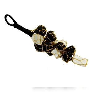 Pierre roulée en Agate Selenite et Tourmaline Noire, porte-clés de voiture, vente en gros de pierres précieuses naturelles, de Amayra Crystals Exports - Product Image 5