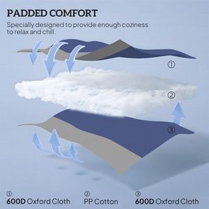 Sedia a dondolo da giardino per il comfort all'aperto - Product Image 4