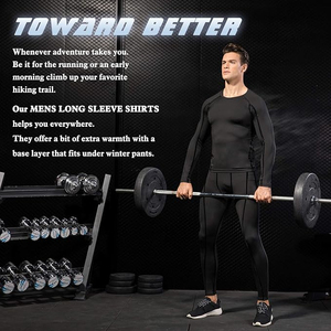 <b>Men's</b> Sleeve <b>Compression</b> T <b>Shirt</b> Breathable Quick Dry Slim Fit Sports Top Workout Training Tee Breathable <b>compression</b> - Product Image 6