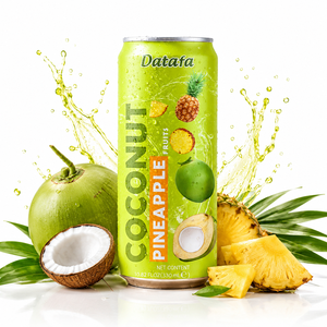 Bebida Saludable de Piña y Agua de Coco, OEM ODM, Marca Privada, Bebida Enlatada de 330 ml, Certificación ISO, HACCP, HALAL - Product Image 3