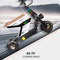 Scooter électrique tout-terrain à deux roues, pliable et à deux moteurs de 8000W, avec pneus de 13 pouces