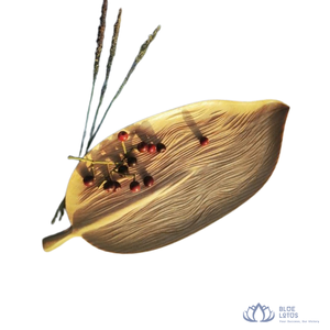 [MEJOR VENDIDO] |   Bandeja de madera con forma de hoja, plato de madera para servir queso, frutas, aperitivos y alimentos, de Vietnam. - Product Image 1