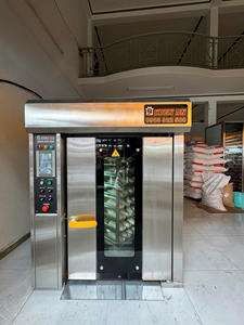 Four de Cuisson Rotatif Commercial 10 Plateaux Gaz Électrique Diesel à Convection et Vapeur, Équipement de Boulangerie Diesel pour la Fabrication du Pain - Product Image 4