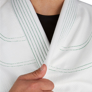 Unisex Karate Gi White 100% Cotton Breathable Martial Arts Uniform Adult Regular Fit - Product Image 2