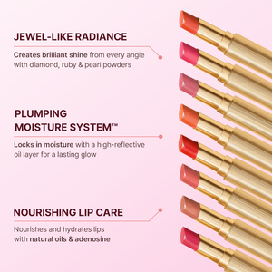 ลิปสติกเกาหลี CHALLANS De PARIS รุ่น Luxury Long Lasting ขนาดทดลอง 4.5 กรัม ผสมเพชร บำรุงริมฝีปากชุ่มชื้น - Product Image 6