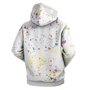 Sudadera con Capucha Negra con Estampado Floral para Hombre, Corte Regular, Tejida, Manga Larga, Diseño con Bolsillos, Ropa Casual de Otoño - Product Image 6
