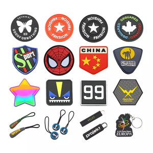 High Quality PVC Rubber Patch Custom Edge Cut Logo Patch for <b>Hats</b> Jackets <b>Bags</b> Durable Clean Finish Branding - Product Image 4