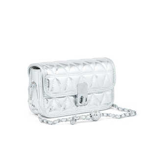 Silver Formal <b>Evening</b> <b>Bag</b> P24121 Elegant Clutch - Product Image 2