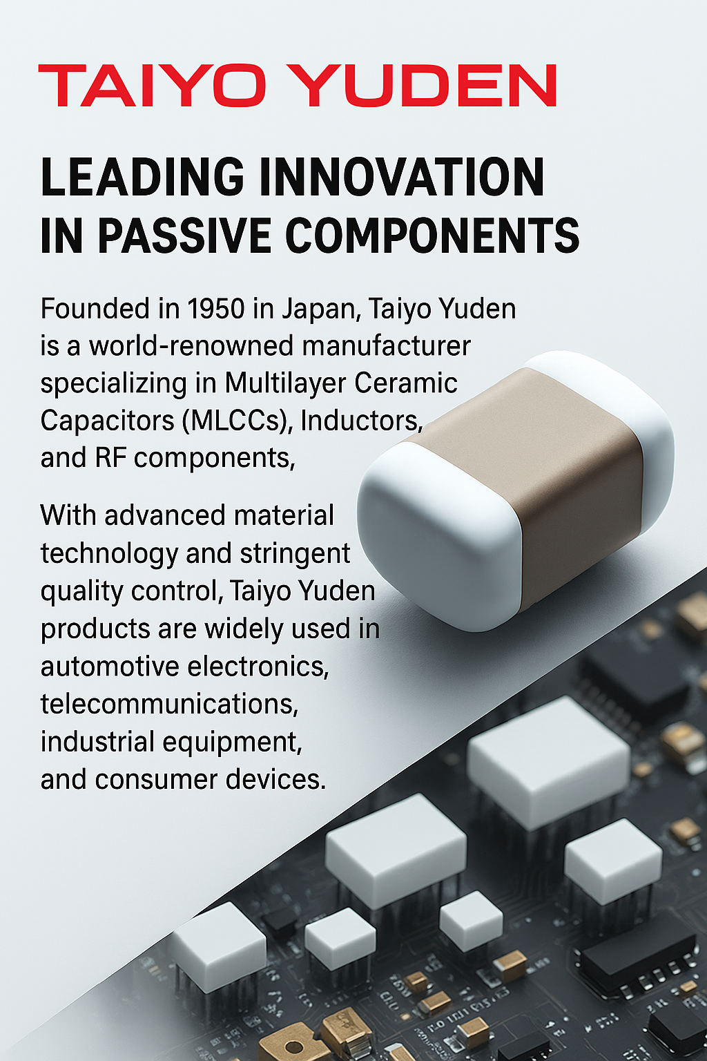 Taiyo Yuden Multilayer Ceramic Capacitors - Reliable Performance