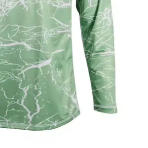 Vêtements de protection solaire UPF50, chemise de pêche en soie légère, séchage rapide, manches longues, faible MOQ. - Product Image 3