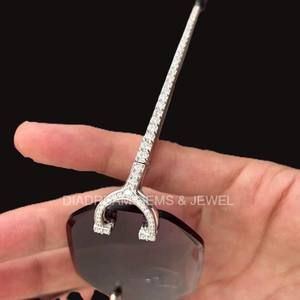 New Trendy Goggles Unisex <b>Eyeglasses</b> Studded With Moissanite Diamonds Ideal for Everyday Wear new Designer Luxury Sunglasses - Product Image 2