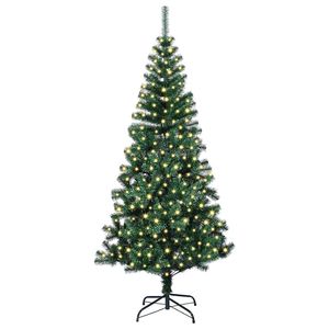 Sapin de Noël artificiel vert pré-éclairé de 70,9 pouces, structure en PVC et métal - Product Image 3