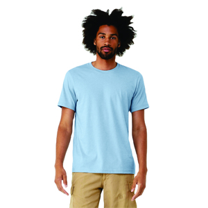 Camiseta de jersey 100% algodón personalizable para hombre, cuello redondo, gruesa, antiarrugas, de alta calidad, transpirable. - Product Image 1